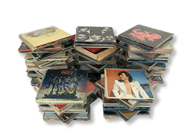 数百枚におよぶレコード