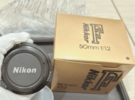 Nikon:Ai-S NIKKOR 50mm F1.2/Nikon:NEW FM2 シルバー ボディ/など2点