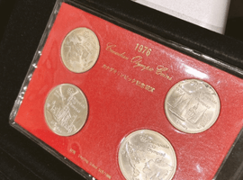 カナダオリンピック記念銀貨/御成婚5万円金貨/など