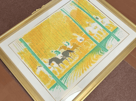 ブラジリエ:秋の騎馬行進など2点