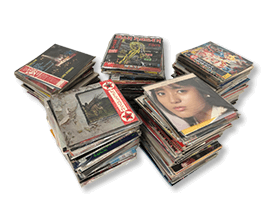 複数ジャンルに渡るレコード