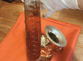 ウイスキー:Suntory(山崎 ピュアモルト サックス型ボトル)/ウイスキー:Suntory(グランヴィルコレクション ワールドポスター6)など5点