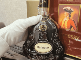 ブランデー:Hennessy(XO 金キャップ クリアボトル)など3点