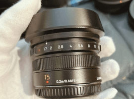 Panasonic:LEICA DG SUMMILUX 15mm F1.7 ASPH./Panasonic:LUMIX G 20mm F1.7 II ASPH./など9点