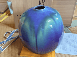 徳田八十吉:壺/骨董一式/など