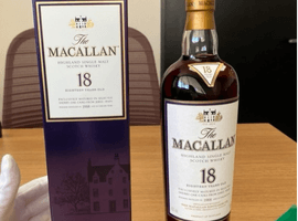 ウイスキー:MACALLAN(18年 シェリー オーク 1988)など2点