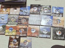 地方自治法施行六十周年記念 1000円 銀貨幣プルーフ貨幣セット他県など3点