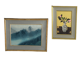 東山魁夷を含む多数の作品など