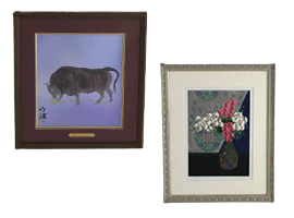 作家物の版画はお任せください