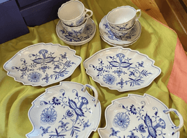 マイセン:ブルーオニオンなど3点