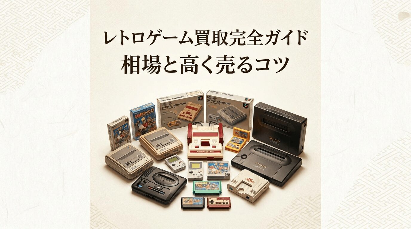 レトロゲーム買取|相場高騰の理由と高く売るコツ