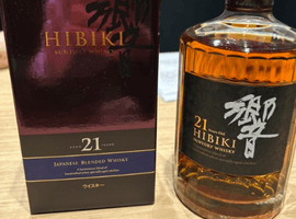 ウイスキー:Suntory(響 21年)など2点