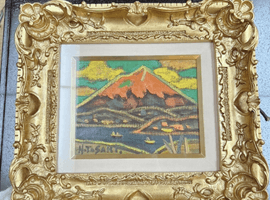 田崎広助:朱富士/骨董一式/など