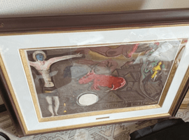 マルクシャガール:ミロワール(リトグラフ)/骨董一式/など