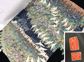 百貫華峰作の黒留袖など